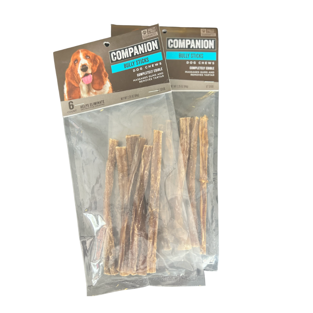 Companion 2024 bully sticks