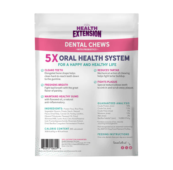 Probiotic Dental Bones - 14 Small Bones