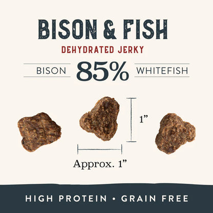 Bison & Fish Jerky  4 oz.