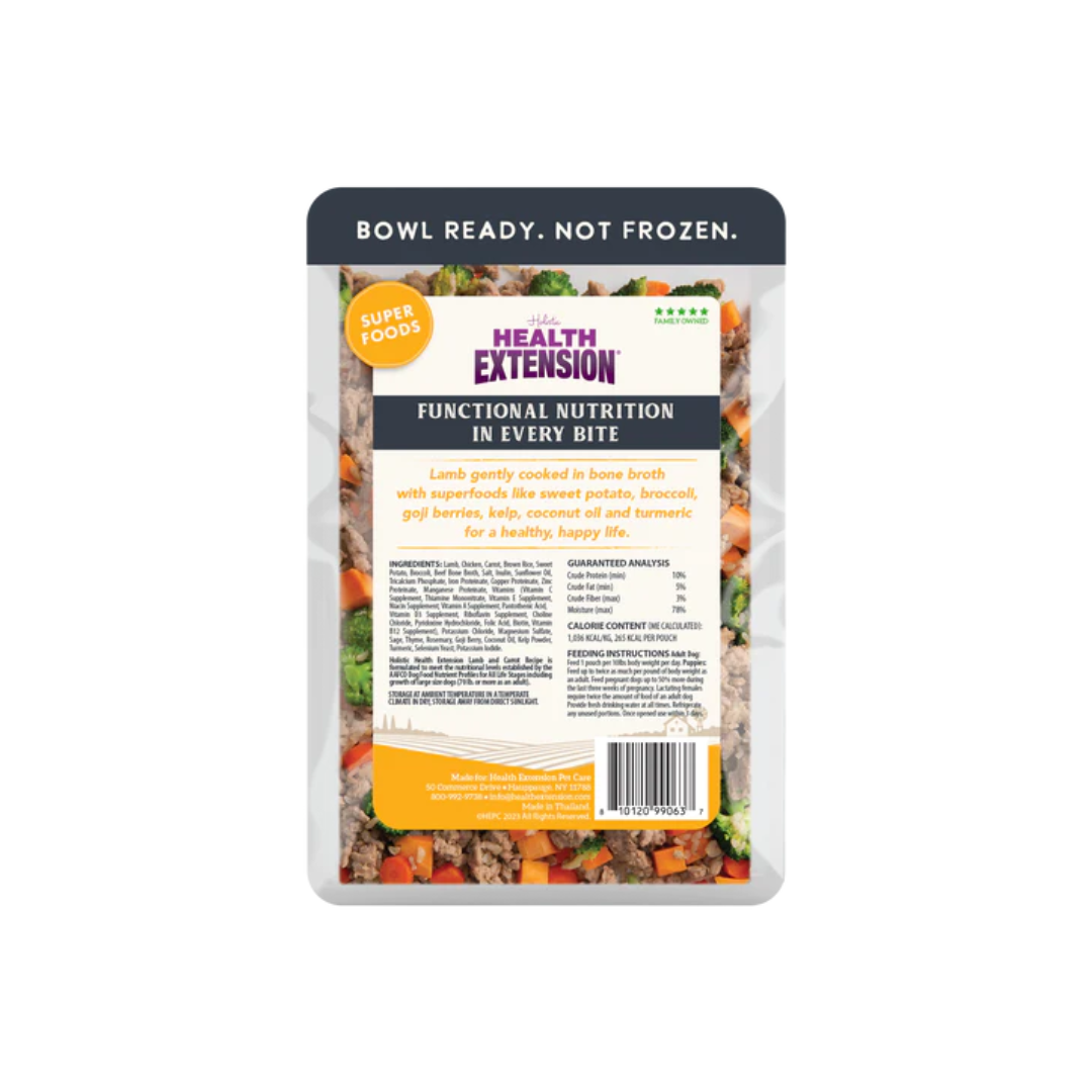 Health Extension Gently Cooked Lamb and Carrot Recipe