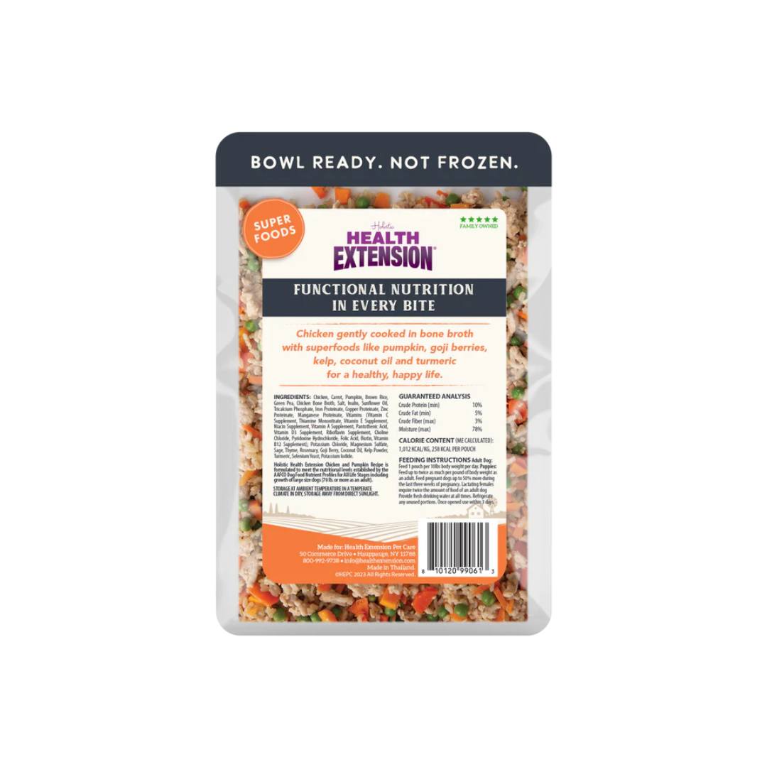 Health Extension Gently Cooked Chicken & Pumpkin Recipe