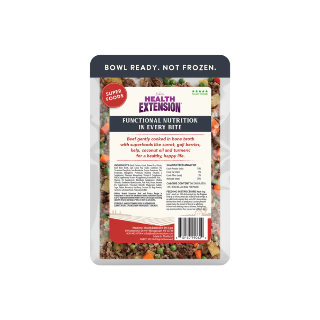 Health Extension Gently Cooked Beef & Potato Recipe