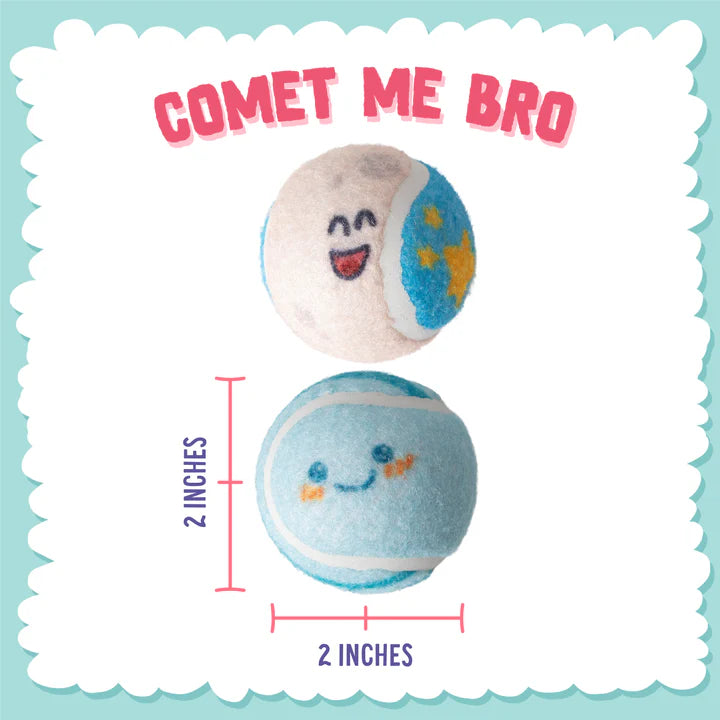 Comet Me, Bro 2PK Squeaky Tennis Balls