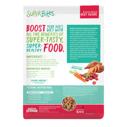 SuperBites Freeze Dried Raw Beef Meal Mixer