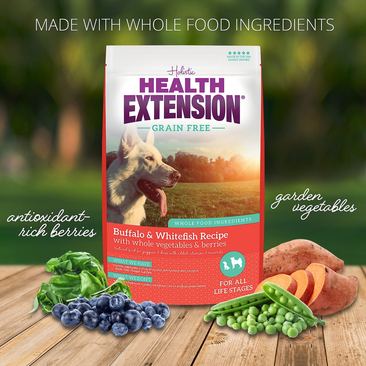 Health Extension Buffalo & Whitefish Recipe