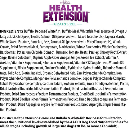 Health Extension Buffalo & Whitefish Recipe