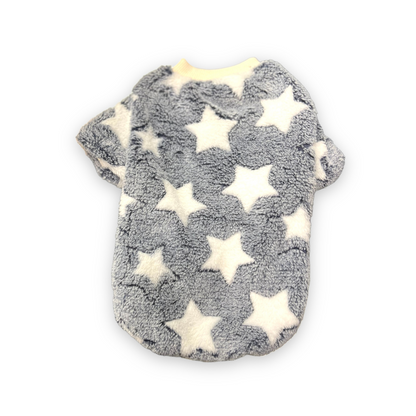 Blue Star Fuzzy Sweater