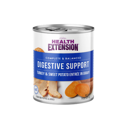 Health Extension Digestive Support - Turkey & Sweet Potato Entrée in Gravy 9oz