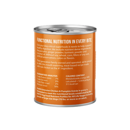 Health Extension Digestive Support - Chicken & Pumpkin Entrée in Gravy 9oz