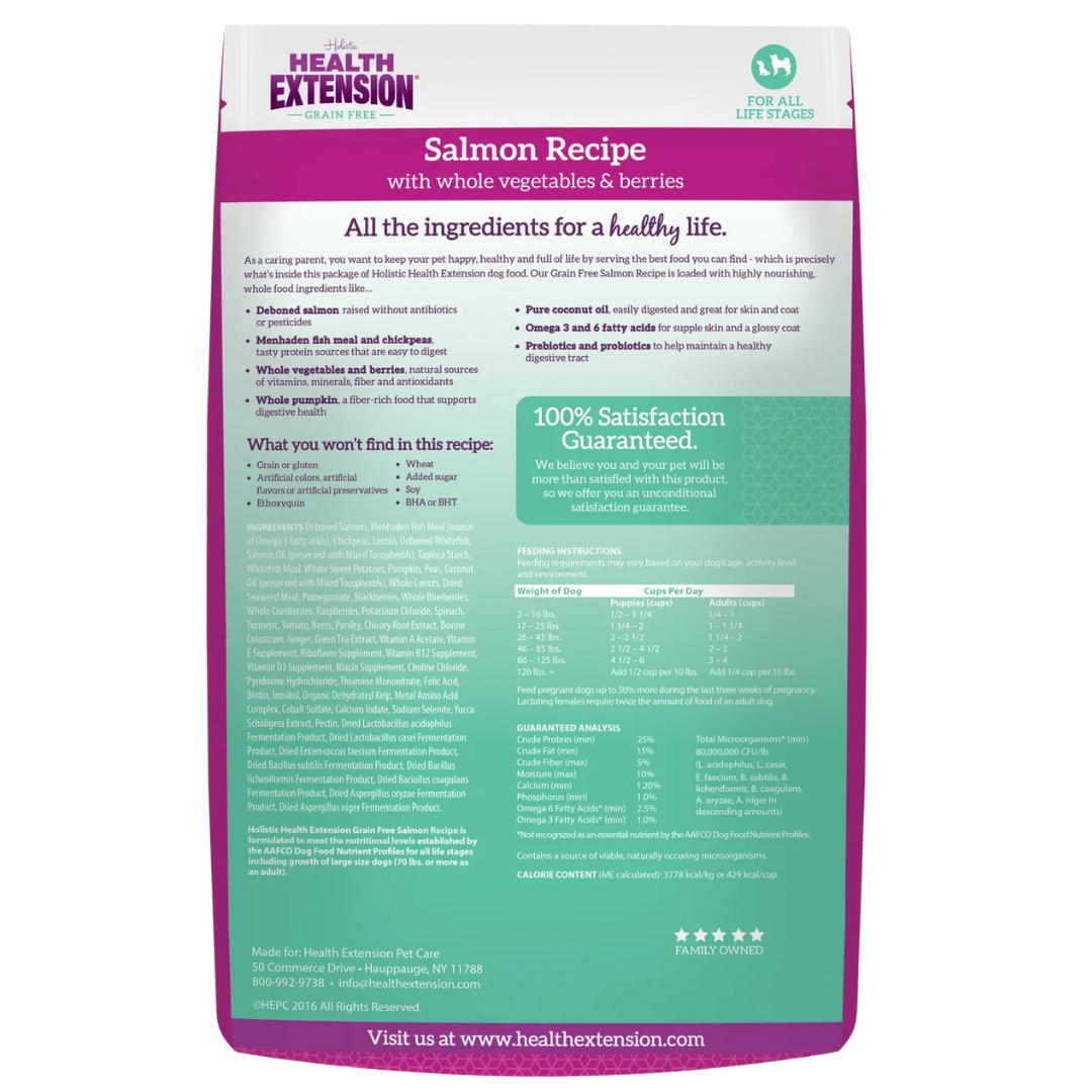 Health extension salmon dog food deals