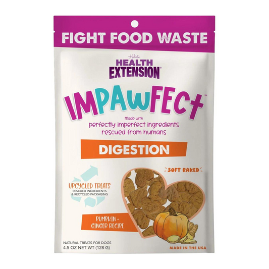 Health Extension Impawfect Digestive Support Pumpkin & Ginger Flavored Soft & Chewy Dog Treats