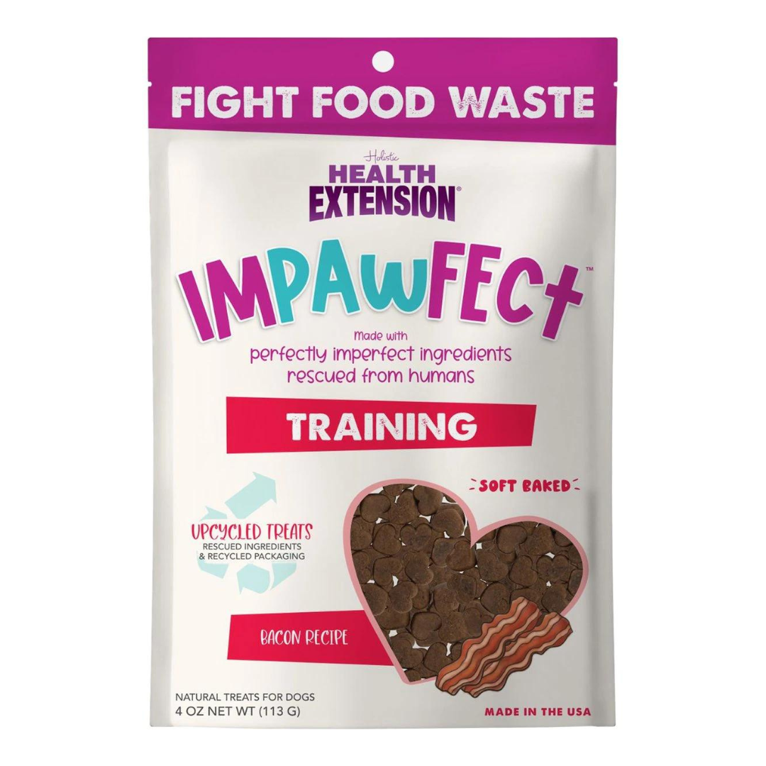 Health Extension Impawfect Bacon Flavored Soft & Chewy Training Dog Treats, 4-oz bag